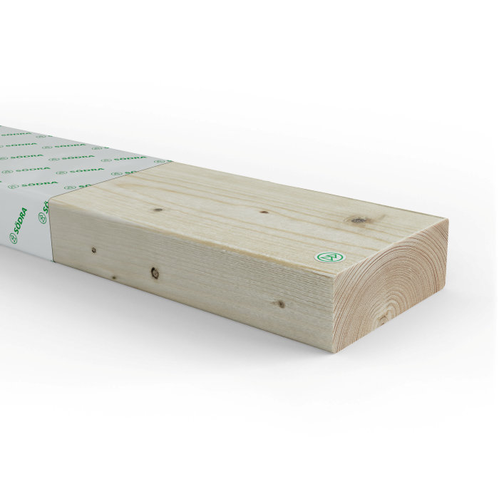 Väggregel 45 x 120 mm - 4,2 m Södra Wood